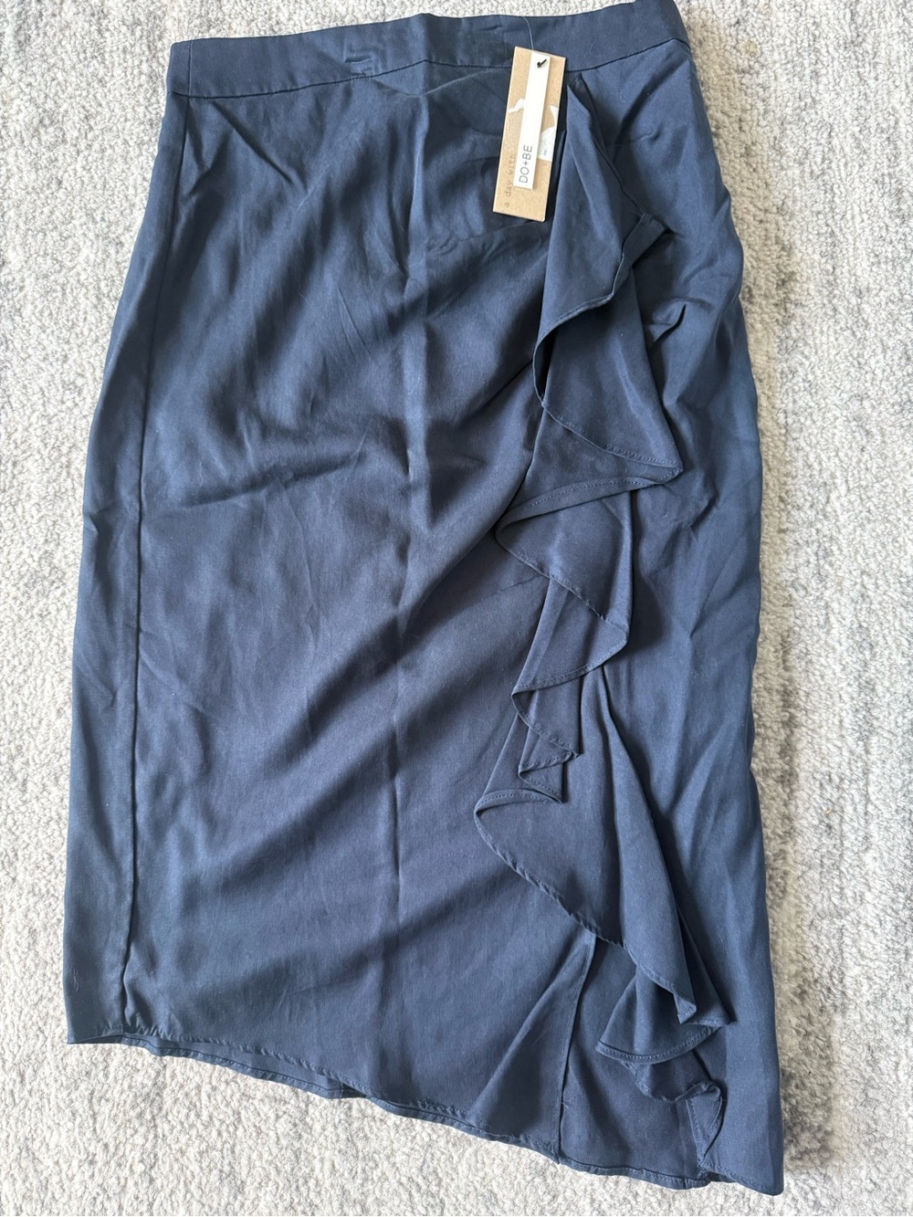 Do+Be Womens Side Ruffle Skirt